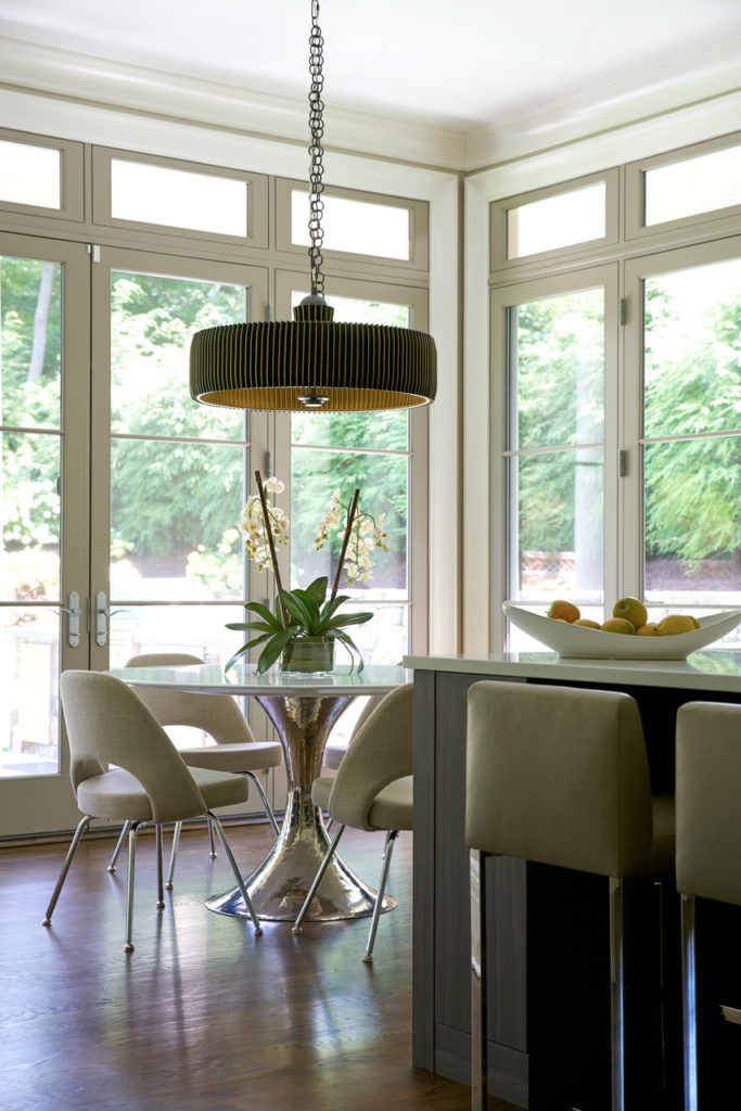 dining room design, natural lighting
